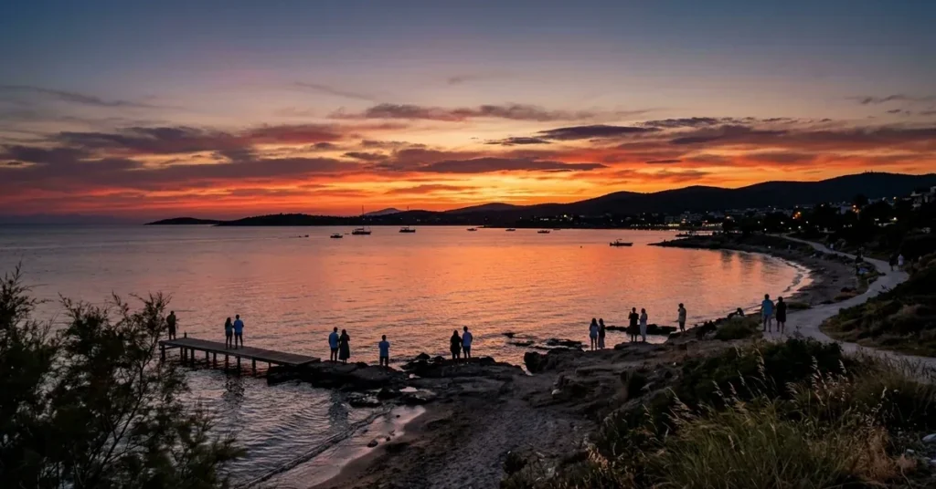 Mavişehir’s Crimson Sunset: Where Time Stands Still in Didim