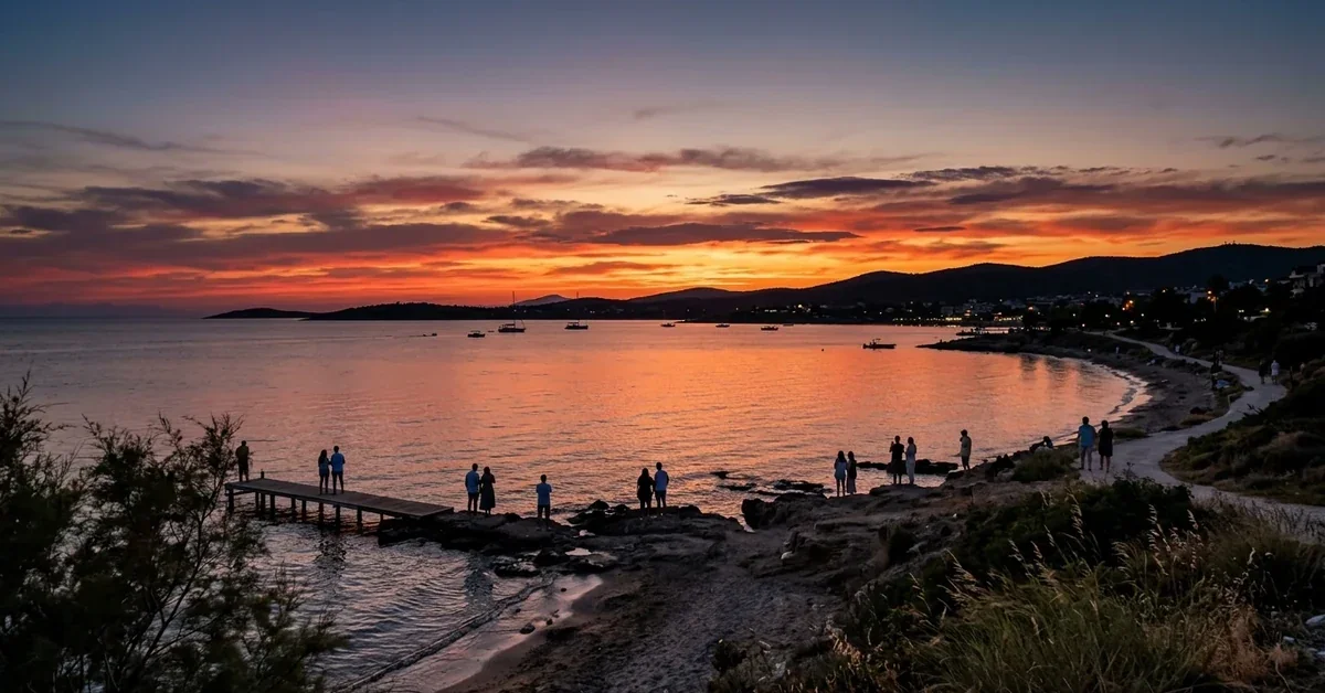 Mavişehir’s Crimson Sunset: Where Time Stands Still in Didim
